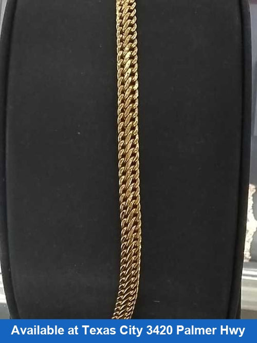 Woven Bracelet - Yellow Gold 14k (.585) 4.5 grams 7 inch
