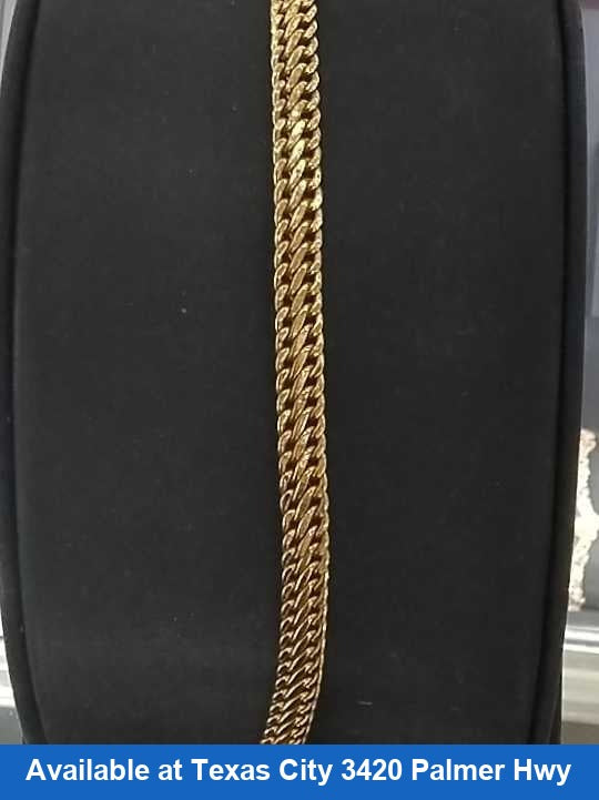 Woven Bracelet - Yellow Gold 14k (.585) 4.5 grams 7 inch