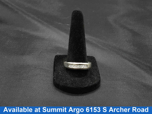 Ring - Wedding Band - White Gold 14k (.585) 5.7 grams Size 10