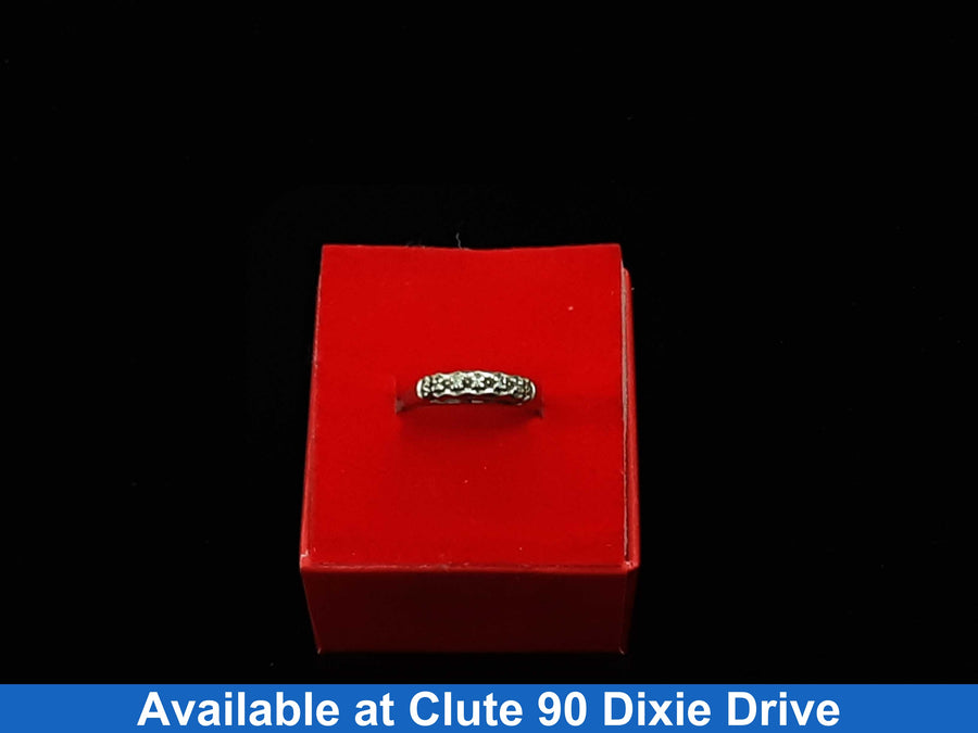 Ring - Wedding Band - White Gold 14k (.585) 2.3 grams Size 7