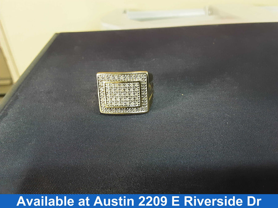 Men's Ring - Yellow Gold 10k (.417) 7.6 grams Size 10