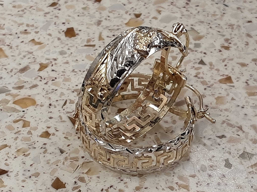 Filigree Earrings - Yellow Gold 10k (.417) 6.3 grams