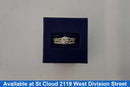 Ring - Wedding Set - White Gold 14k (.585) 5.99 grams Size 6.5