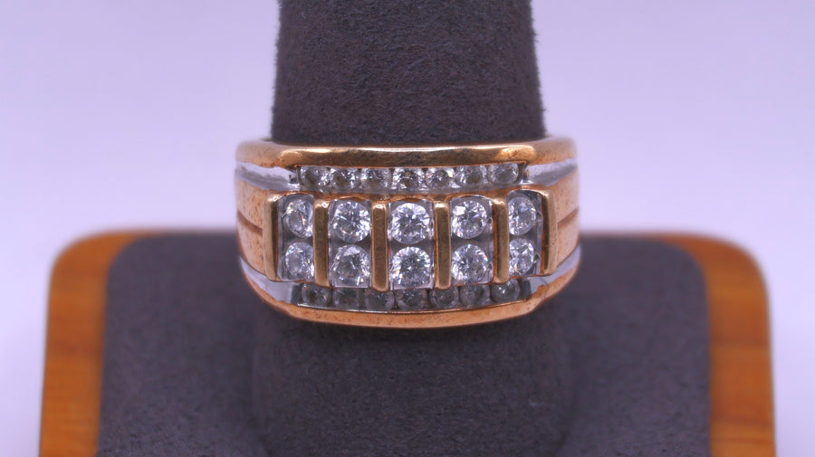 Men's Ring - Yellow Gold 10k (.417) 8 grams Size 12