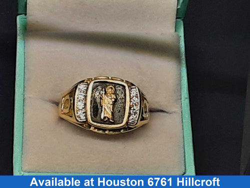 Men's Ring - Yellow Gold 14k (.585) 6.5 grams Size 11