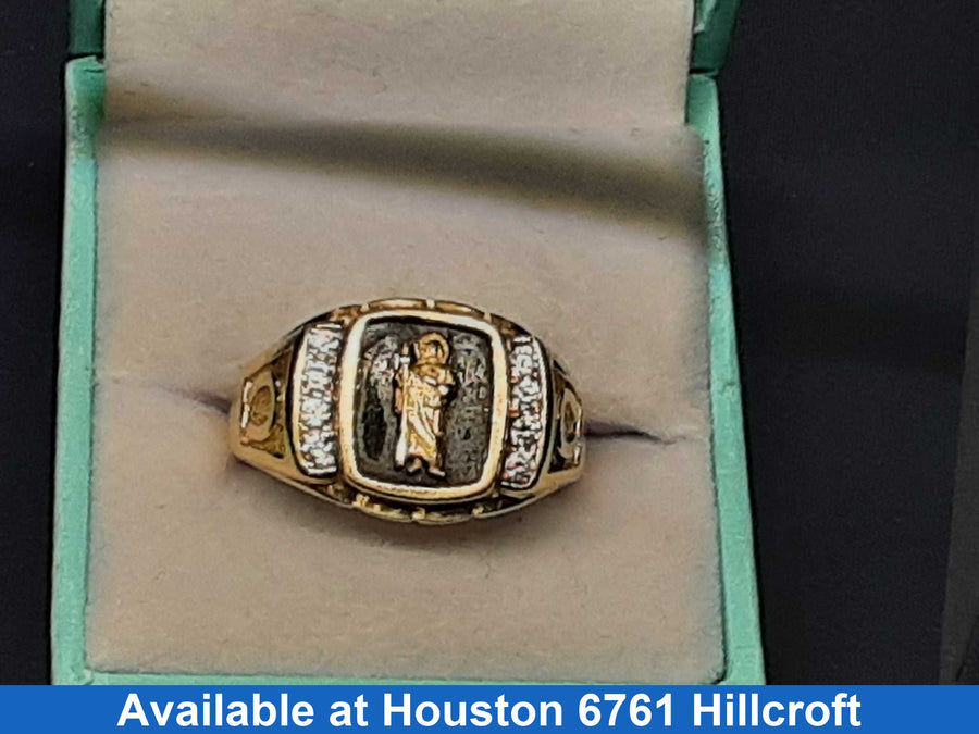 Men's Ring - Yellow Gold 14k (.585) 6.5 grams Size 11