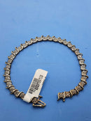 Tennis Bracelet - Yellow Gold 10k (.417) 8.4 grams 7 inch