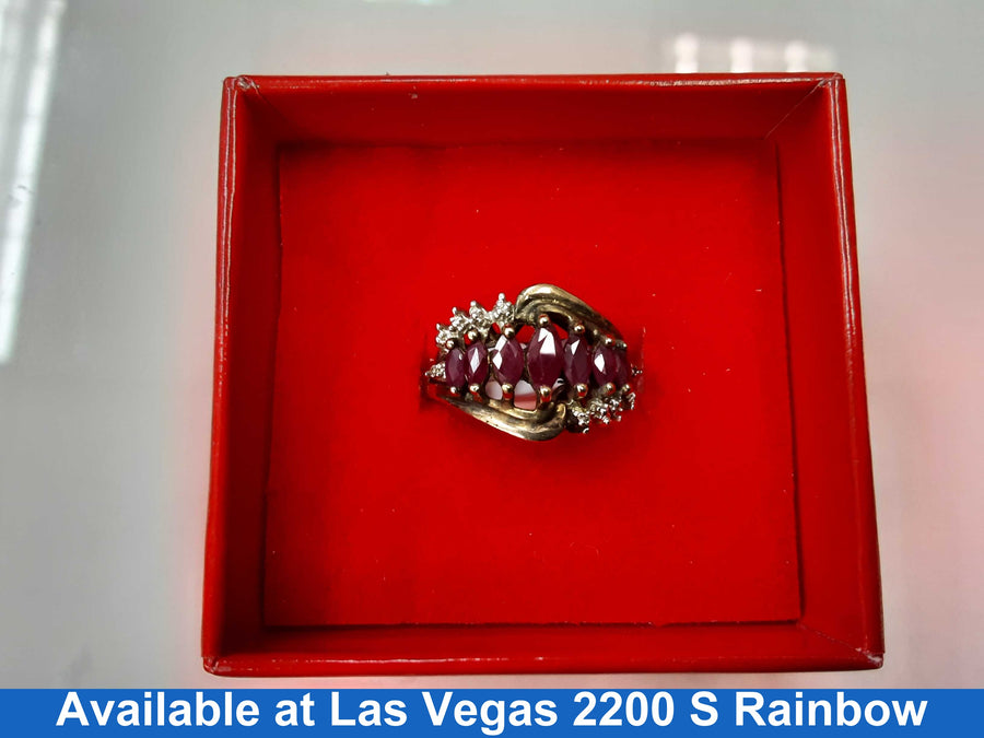 Women's Ring - Yellow Gold 10k (.417) 2.4 grams Size 7
