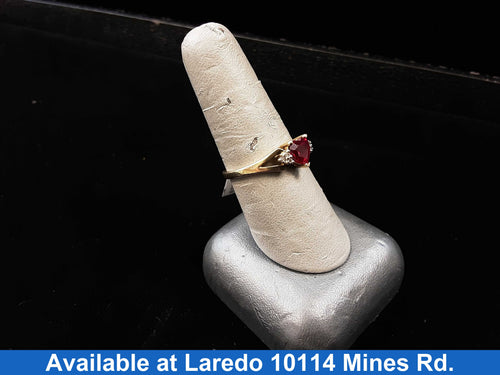 Women's Ring - Yellow Gold 10k (.417) 2.1 grams Size 20