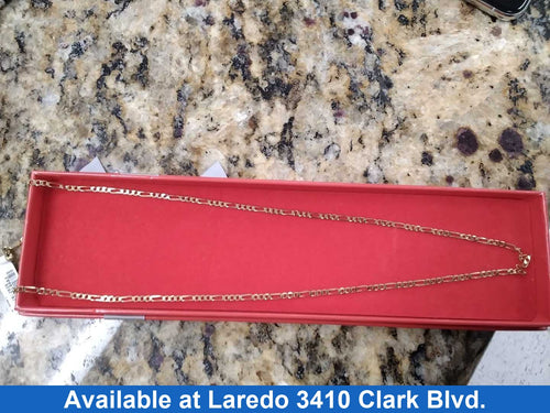 Figaro Chain - Yellow Gold 10k (.417) 4.1 grams 24 inch