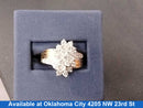 Women's Ring - Yellow Gold 14k (.585) 6.1 grams Size 20