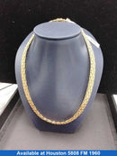 Woven Chain - Yellow Gold 14k (.585) 40.9 grams 18 inch