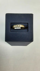 Women's Ring - Anniversary - Yellow Gold 14k (.585) 2.3 grams Size 5