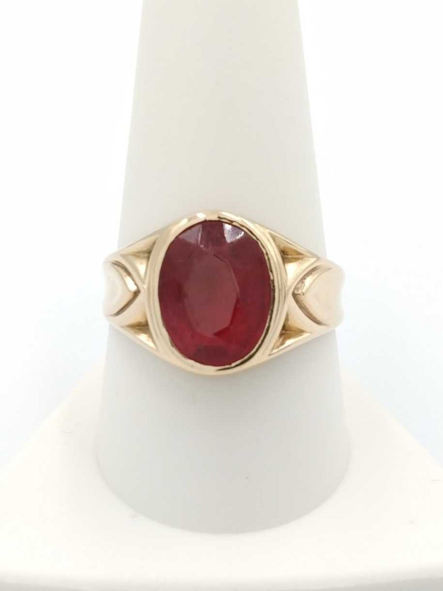 Men's Ring - Yellow Gold 10k (.417) 6.4 grams Size 10.5