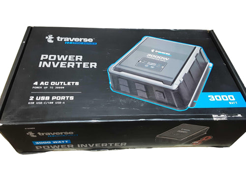 Traverse Pro Series 3000w Black Power Inverter