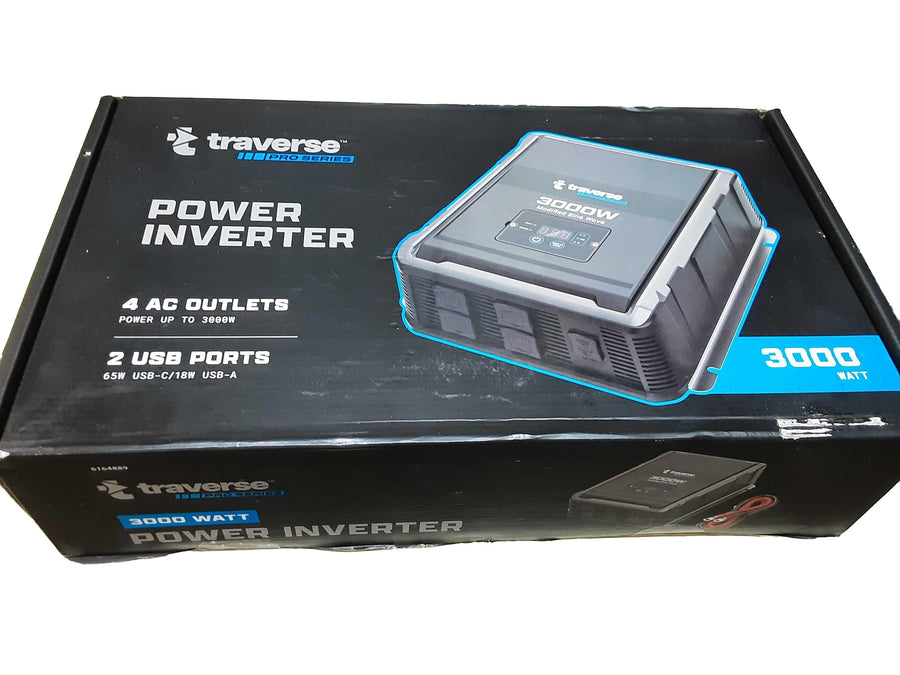 Traverse Pro Series 3000w Black Power Inverter