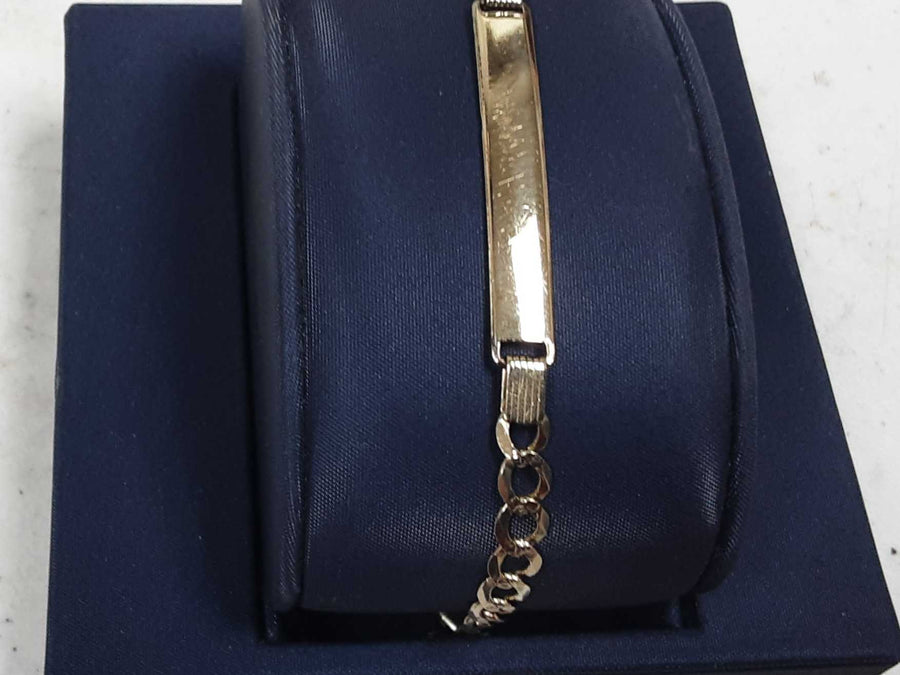 ID Bracelet - Yellow Gold 14k (.585) 6.3 grams 7 inch