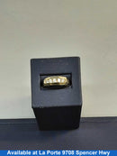 Men's Ring - Yellow Gold 10k (.417) 5.6 grams Size 8