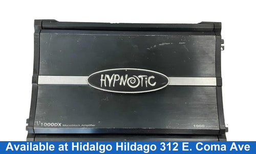 Hypnotic V1000dx Black Car Audio Amplifier