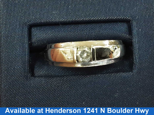 Men's Ring - White Gold 10k (.417) 3.8 grams Size 20