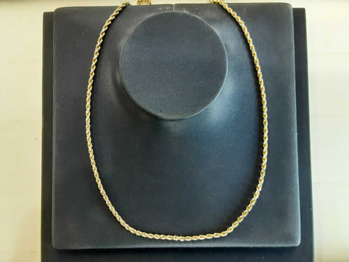 Rope Chain - Yellow Gold 10k (.417) 12 grams 20 inch