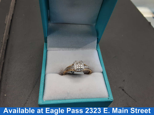 Women's Ring - Yellow Gold 10k (.417) 1.6 grams Size 7.5