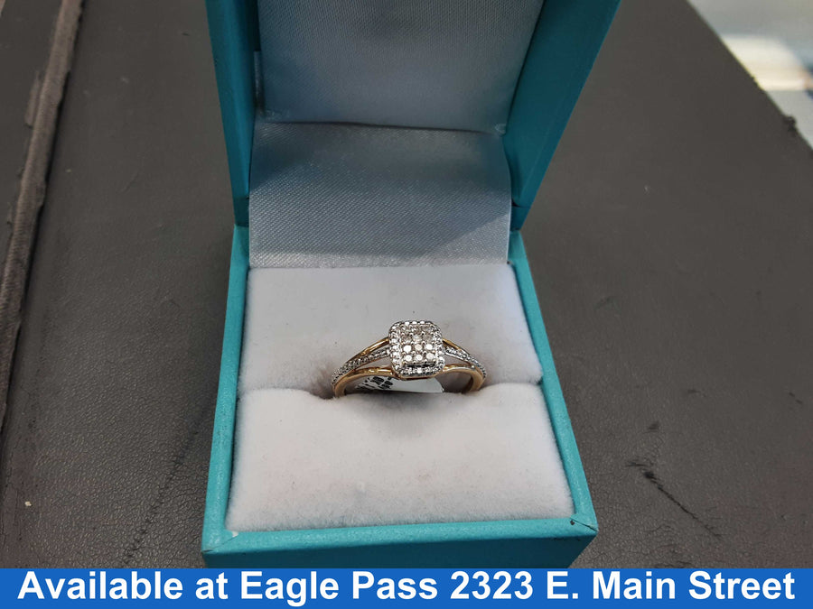 Women's Ring - Yellow Gold 10k (.417) 1.6 grams Size 7.5