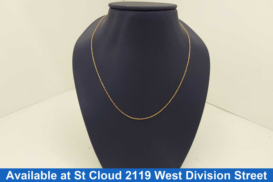 Chain - Yellow Gold 10k (.417) 0.61 grams 18 inch