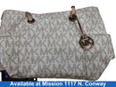 Michael Kors I-1208 White Purse / Handbag