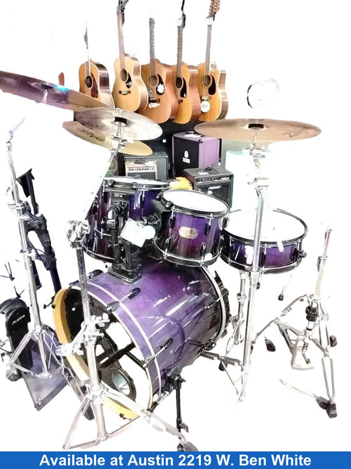 Pearl Export Series Purple Drum Set