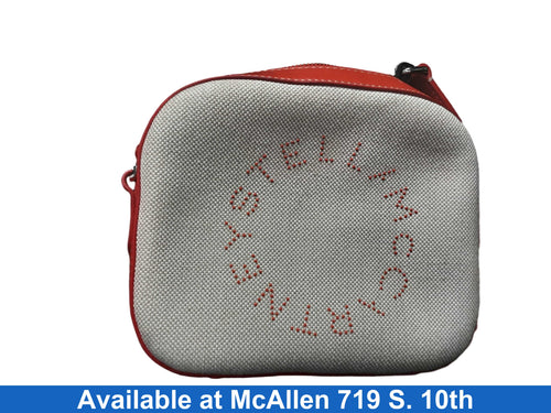 Stella Mccartney Logo Crossbody Camera Bag Orange Purse / Handbag