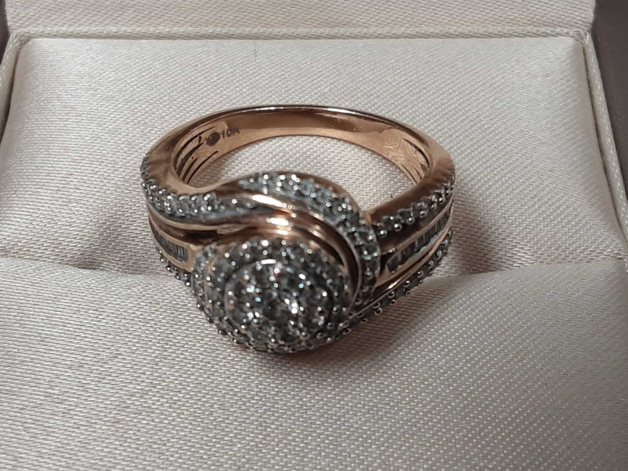 Women's Ring - Rose Gold 10k (.417) 5.7 grams Size 7.5