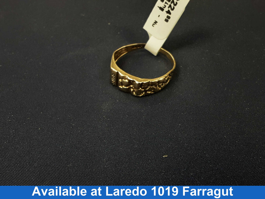Men's Ring - Yellow Gold 10k (.417) 2.1 grams Size 12