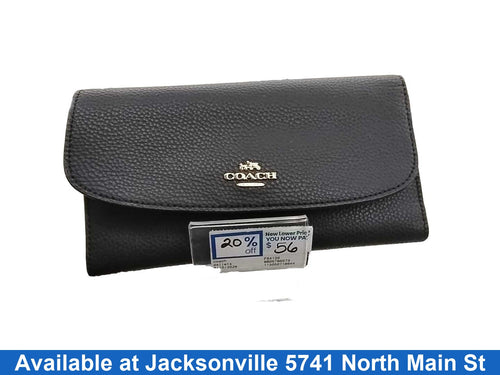 Coach F64130 Black Wallet