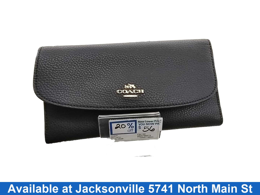 Coach F64130 Black Wallet