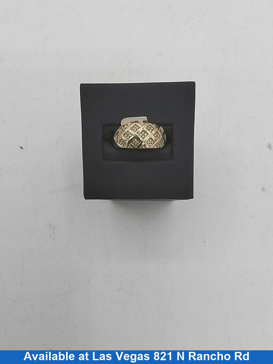 Women's Ring - Yellow Gold 10k (.417) 4.8 grams Size 9