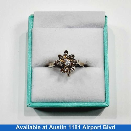 Women's Ring - Yellow Gold 10k (.417) 2.1 grams Size 9
