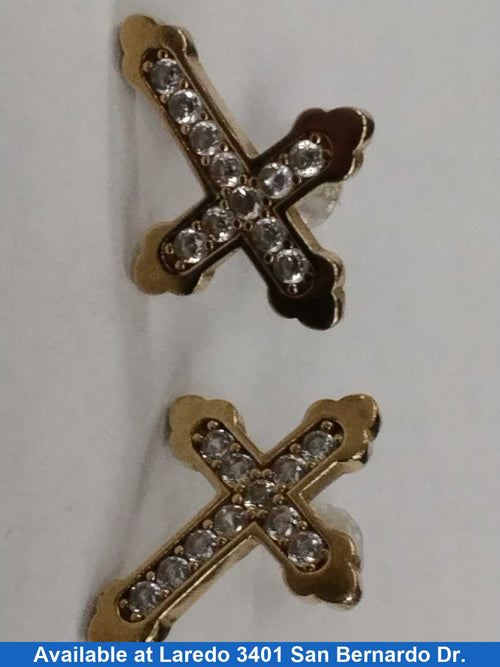Double Stud Earring - Yellow Gold 10k (.417) 2.2 grams