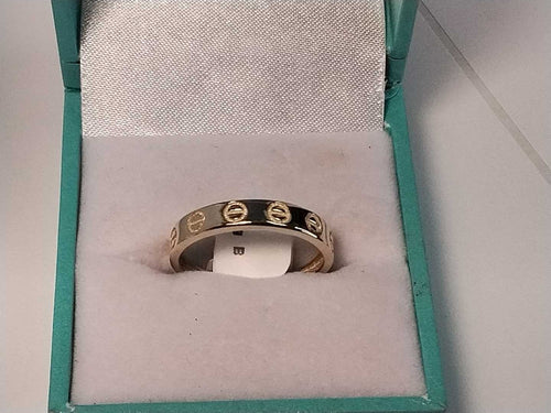 Ring - Wedding Band - Yellow Gold 14k (.585) 1.9 grams Size 7.5