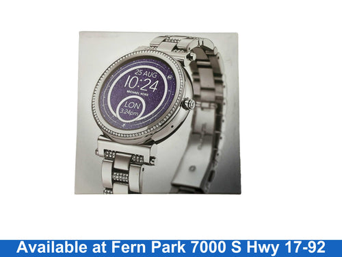 Michael Kors Mkt5036 Silver Smart Watch