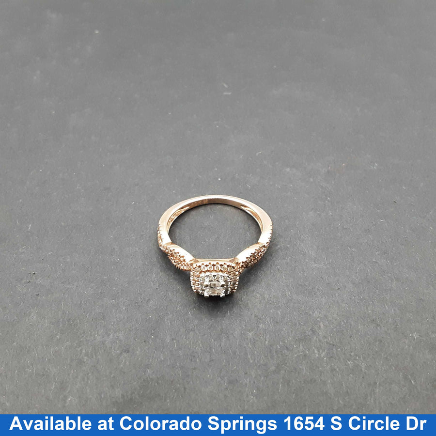 Women's Ring - Rose Gold 10k (.417) 2.9 grams Size 20