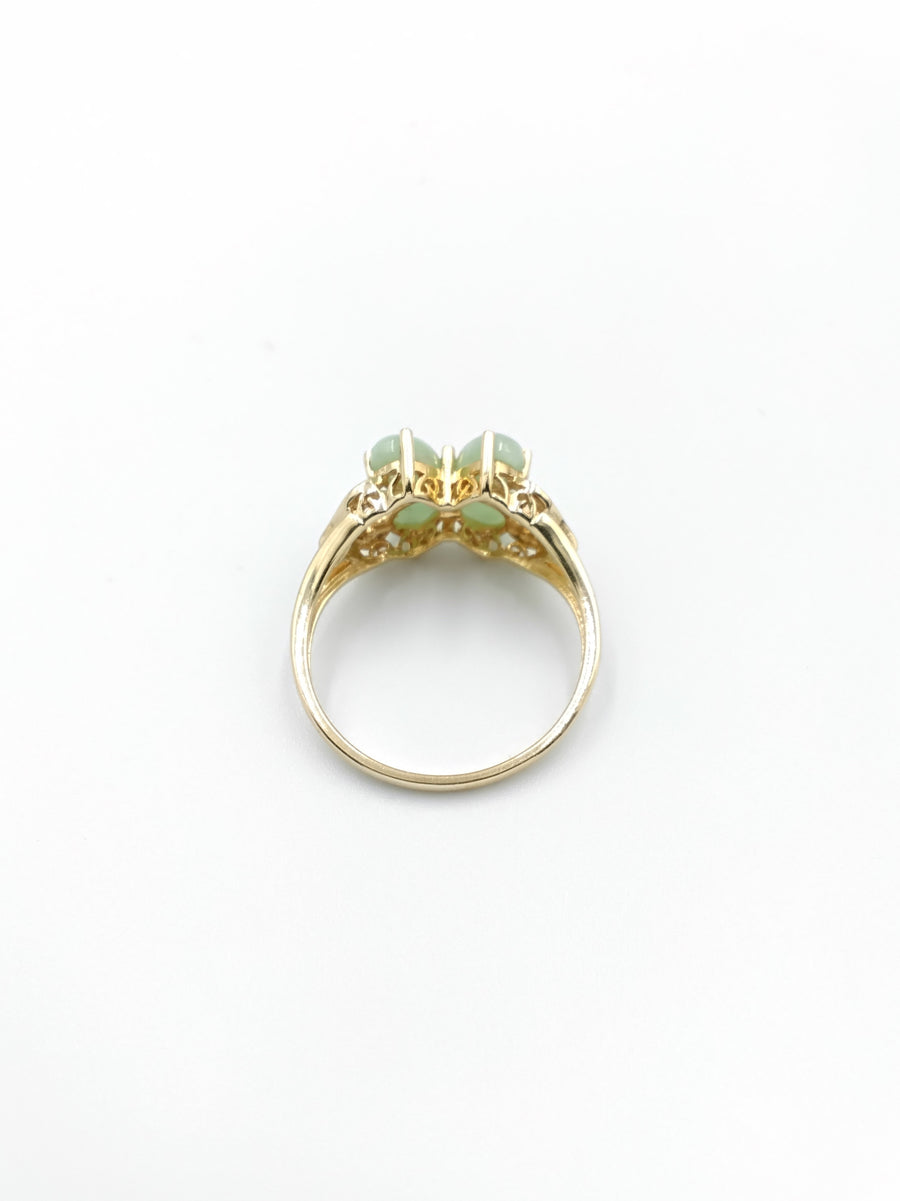 Women's Ring - Yellow Gold 14k (.585) 3.8 grams Size 9