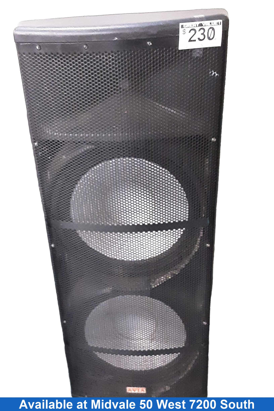 Avia 17-p1526bh Black Studio Monitor Speaker