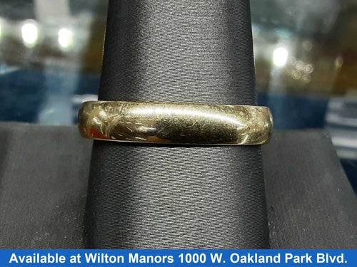 Ring - Wedding Band - Yellow Gold 14k (.585) 4 grams Size 12