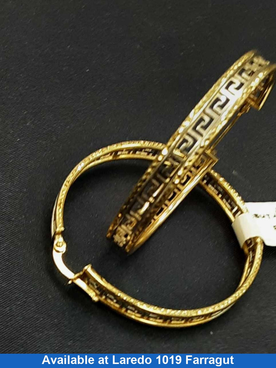 Bangle Earrings - Yellow Gold 10k (.417) 4.2 grams