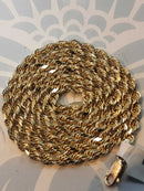 Rope Chain - Yellow Gold 10k (.417) 25 grams 22 inch