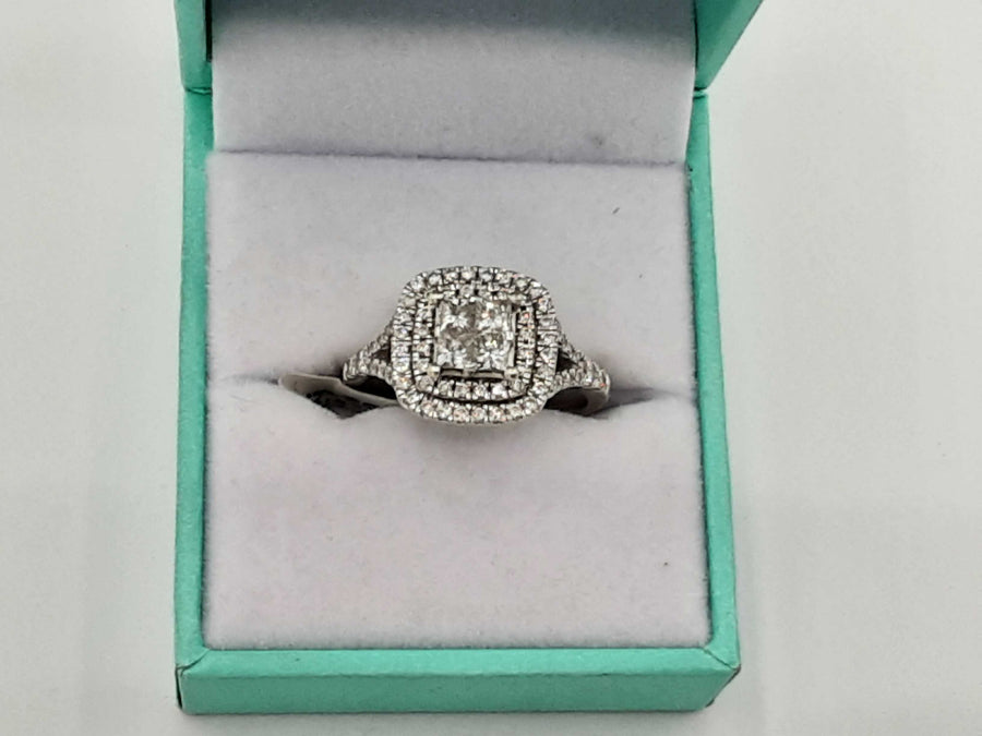 Women's Ring - White Gold 10k (.417) 5.6 grams Size 8.5