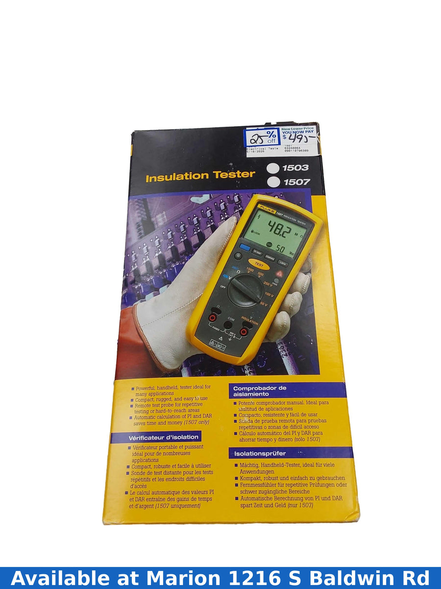 Fluke 1507 Yellow Electrical Testing Instrument