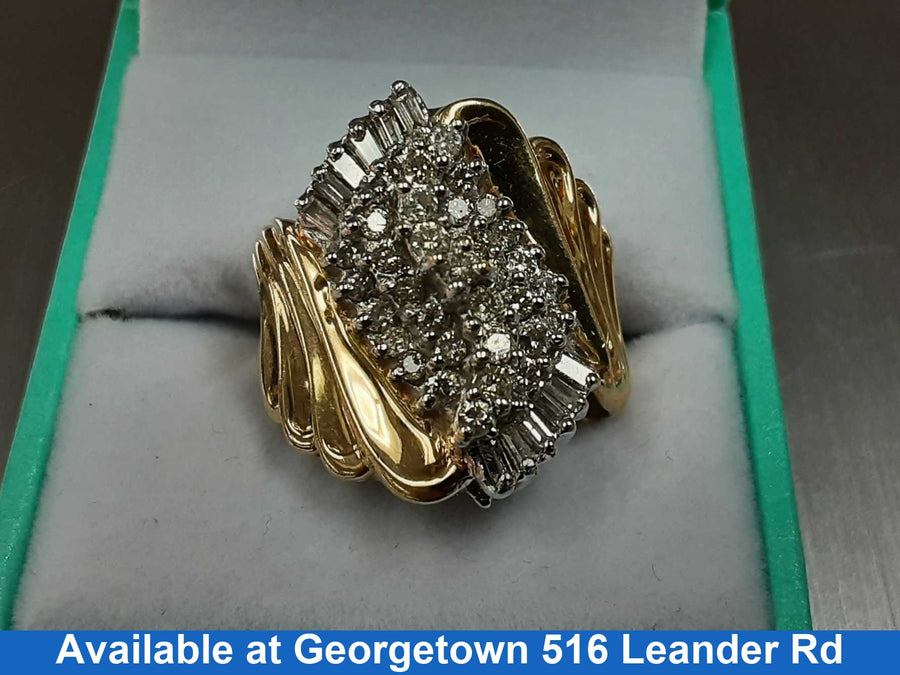 Women's Ring - Yellow Gold 14k (.585) 10.1 grams Size 7