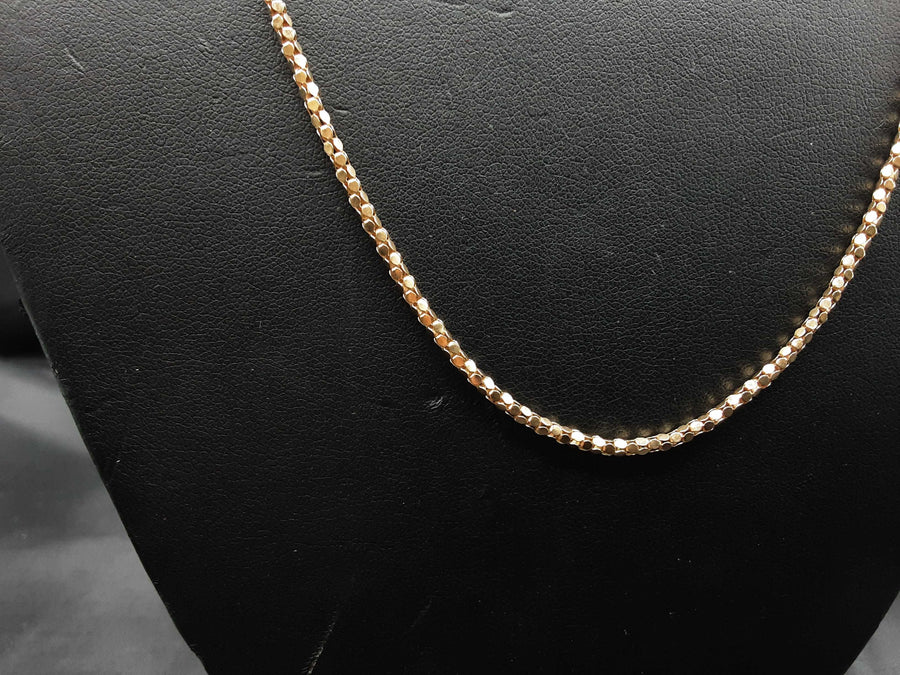 Bead Chain - Yellow Gold 14k (.585) 8.4 grams 32 inch